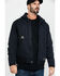 Image #1 - Ariat Men's Black Rebar Washed Dura Canvas Insulated Work Coat - Big & Tall, Black, hi-res