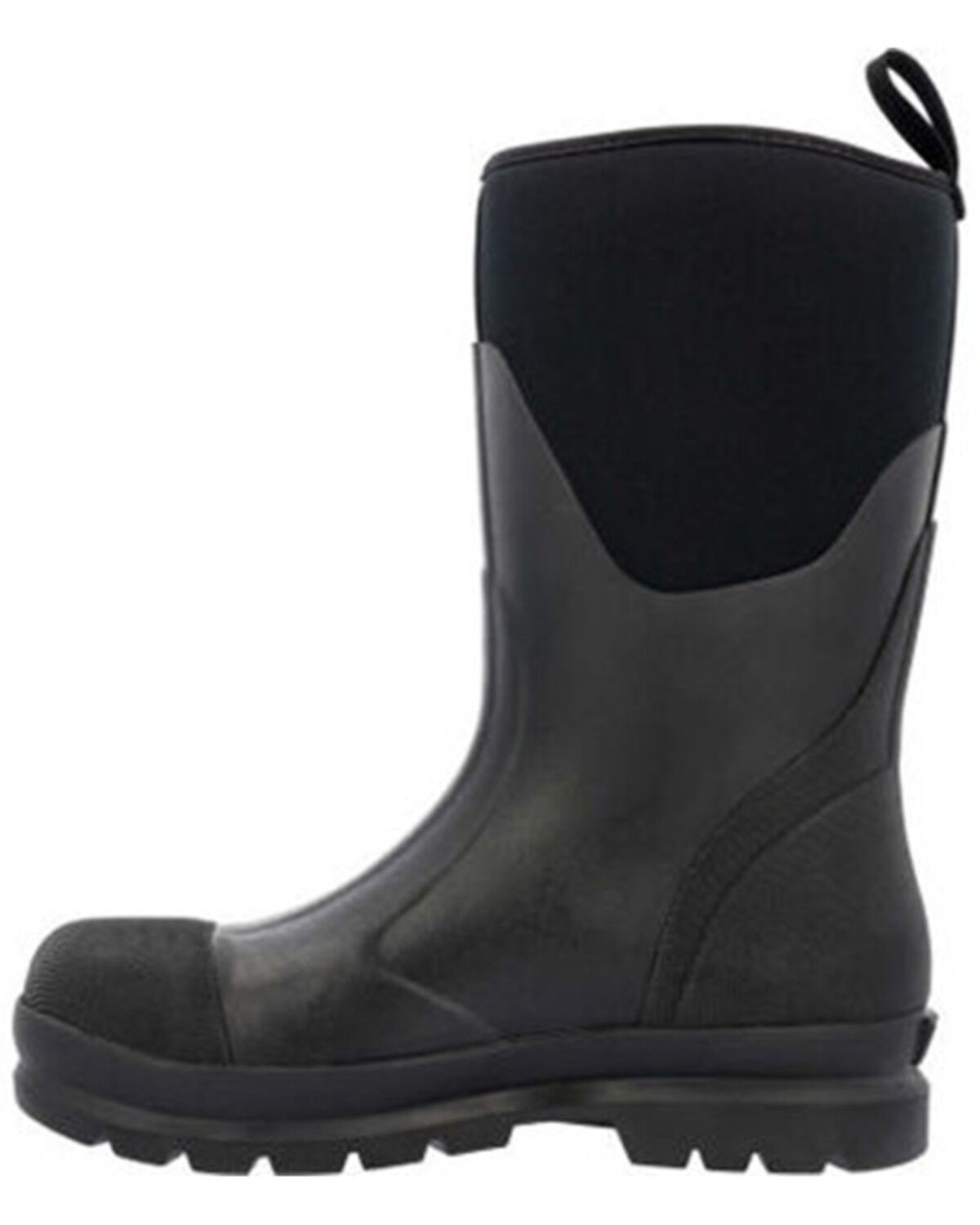 Image #3 - Muck Boots Women's Chore Classic Mid Waterproof Rubber Boots - Steel Toe, Black, hi-res