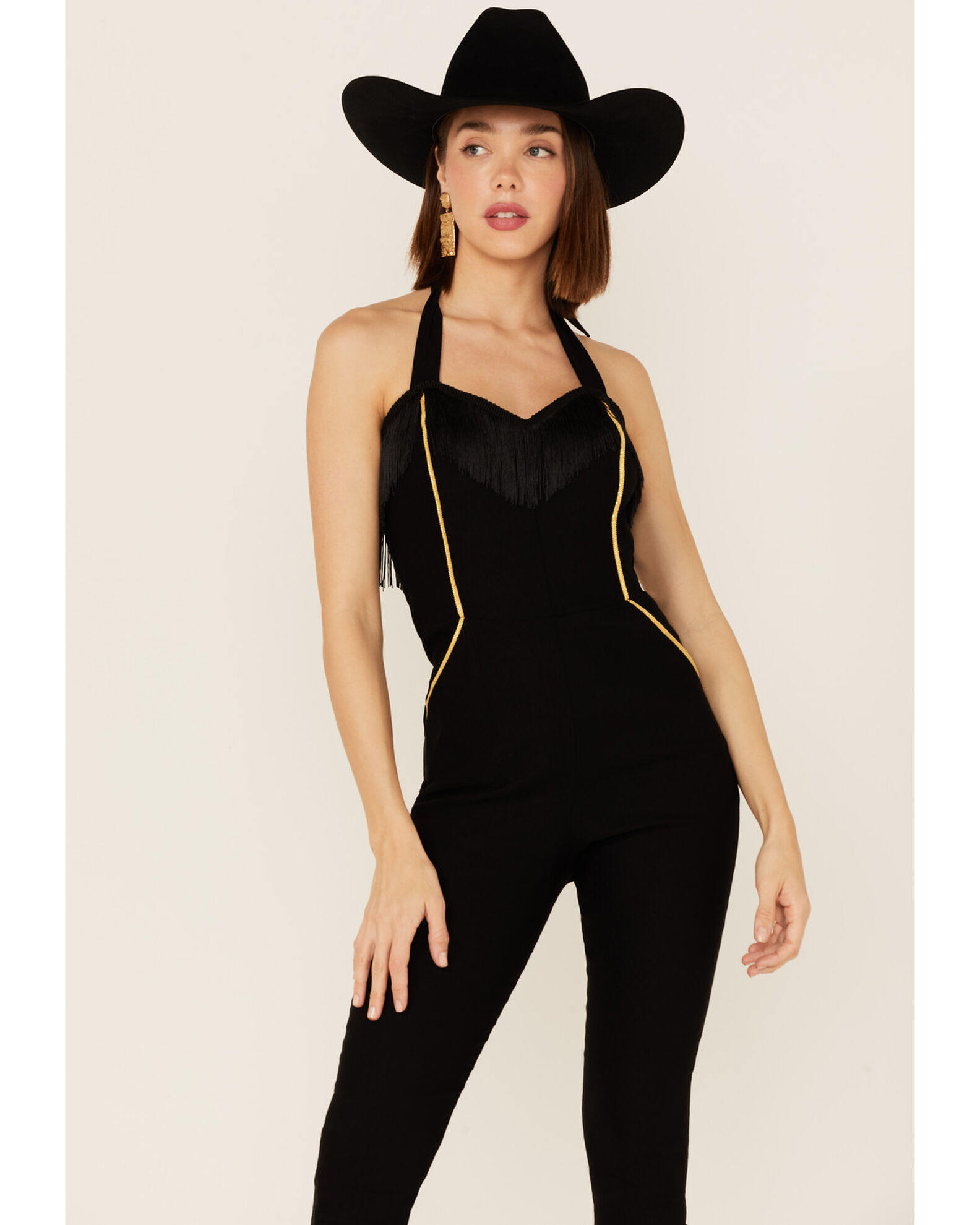 Unique Vintage Women s Fringe Maines Jumpsuit Sheplers