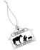 Image #1 - Montana Silversmiths Good Tidings Ornament, Silver, hi-res