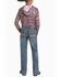 Image #1 - Rock & Roll Denim Boys' Medium Wash Bootcut Stretch Denim Jeans, Medium Wash, hi-res