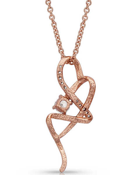 Image #2 - Montana Silversmiths Women's It's Rose Gold Complicated Necklace, , hi-res