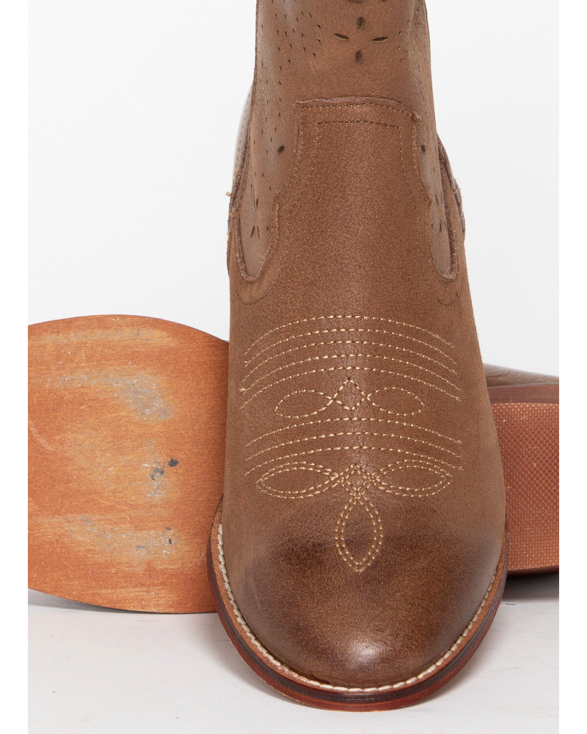 perforated booties