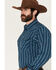 Image #2 - Ariat Men's Pro Series Wolfgang Striped Long Sleeve Snap Western Shirt, Blue, hi-res