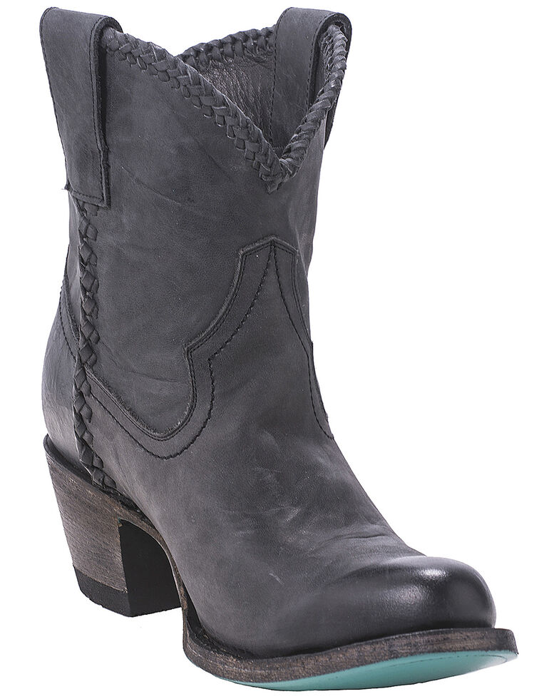Lane Women's Plain Jane Booties - Round Toe, Black, hi-res