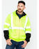 Image #1 - Hawx Men's Softshell High-Visibility Safety Work Jacket, Yellow, hi-res