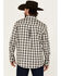 Image #4 - Cody James Men's Palamino Plaid Print Long Sleeve Button-Down Stretch Western Shirt - Big, Black, hi-res