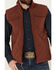Image #3 - Dakota Grizzly Men's Quilted Ripstop Vest, Red, hi-res