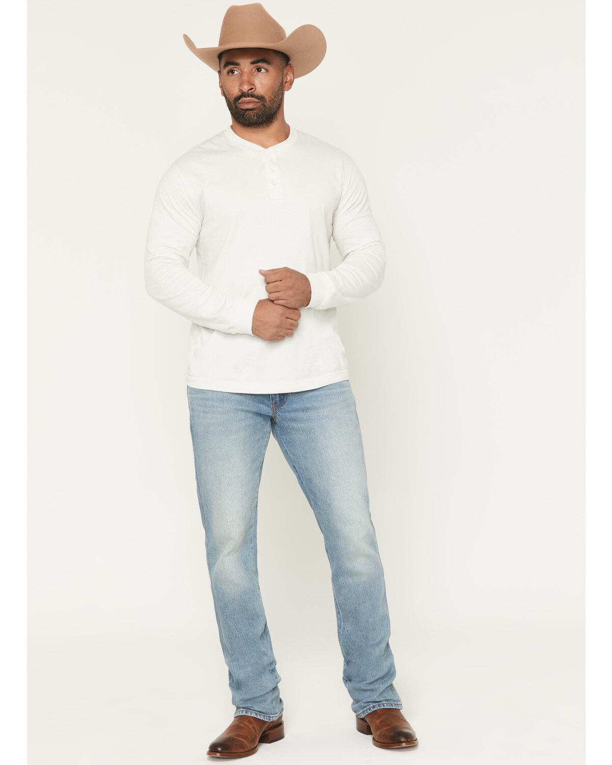 Image #1 - Levi's Men's 537 Running Early Light Wash Bootcut Denim Jeans, Light Wash, hi-res