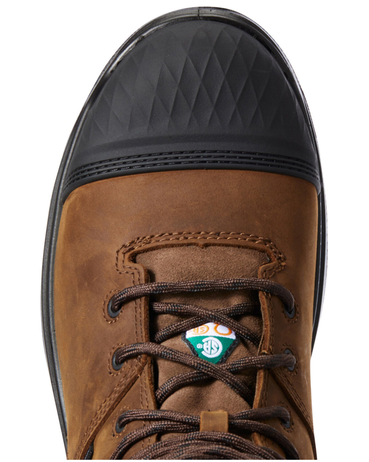 Image #4 - Ariat Men's Turbo Outlaw Waterproof Work Boots - Carbon Toe, Dark Brown, hi-res