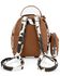 Image #2 - Wrangler Cow Print Mini Backpack, Brown, hi-res