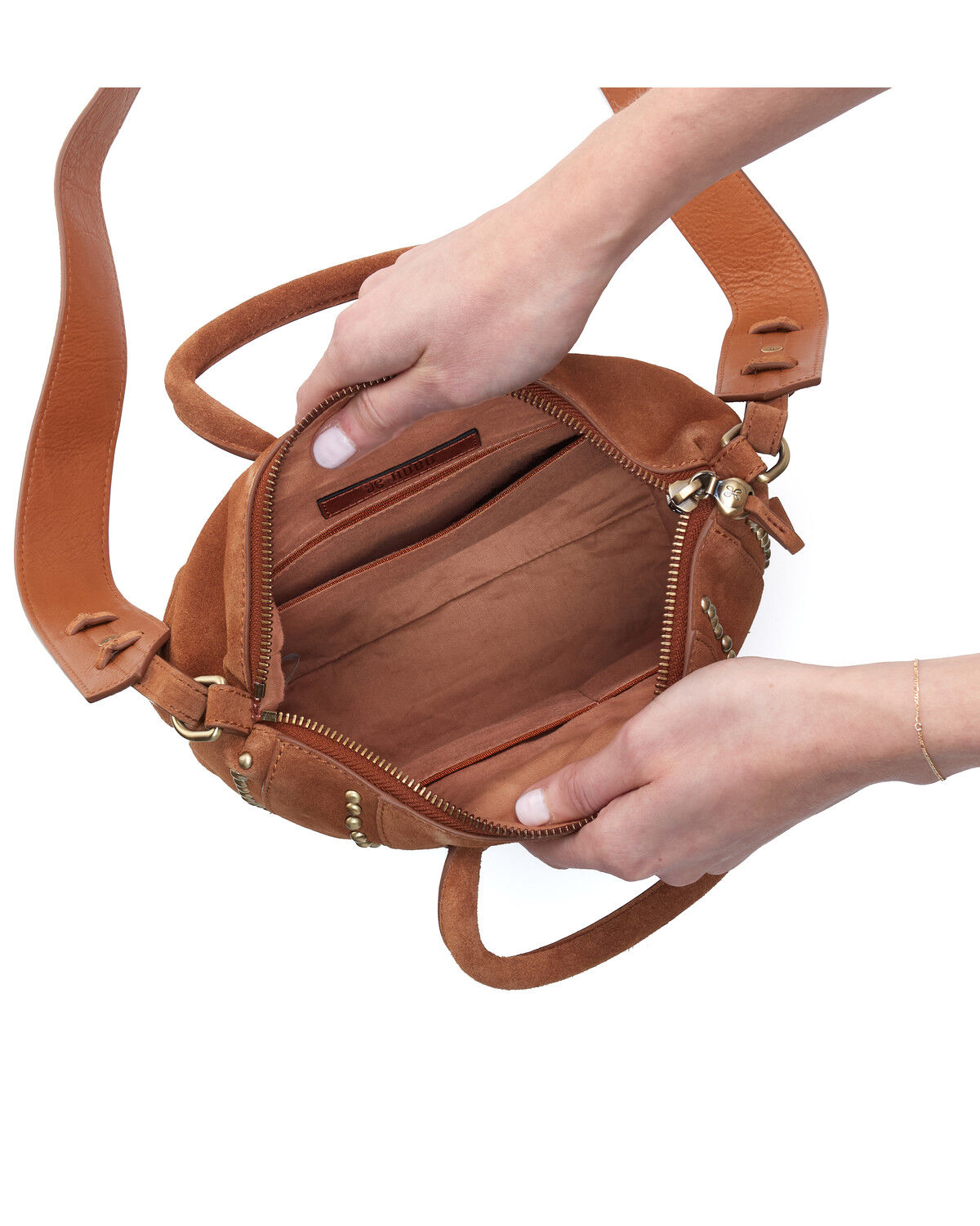 Image #3 - Hobo Women's Maggie Crossbody Bag, Caramel, hi-res