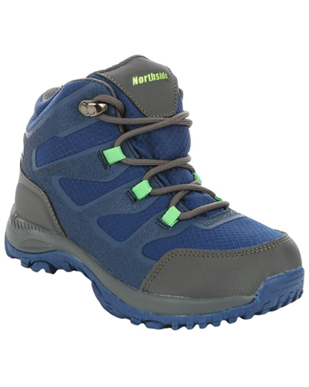 Image #1 - Northside Boys' Hargrove Mid Lace-Up Waterproof Hiking Boots - Soft Toe, Navy, hi-res
