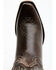 Image #6 - Laredo Women's Heart Angel Wing Cowboy Western Boot - Snip Toe, Dark Brown, hi-res