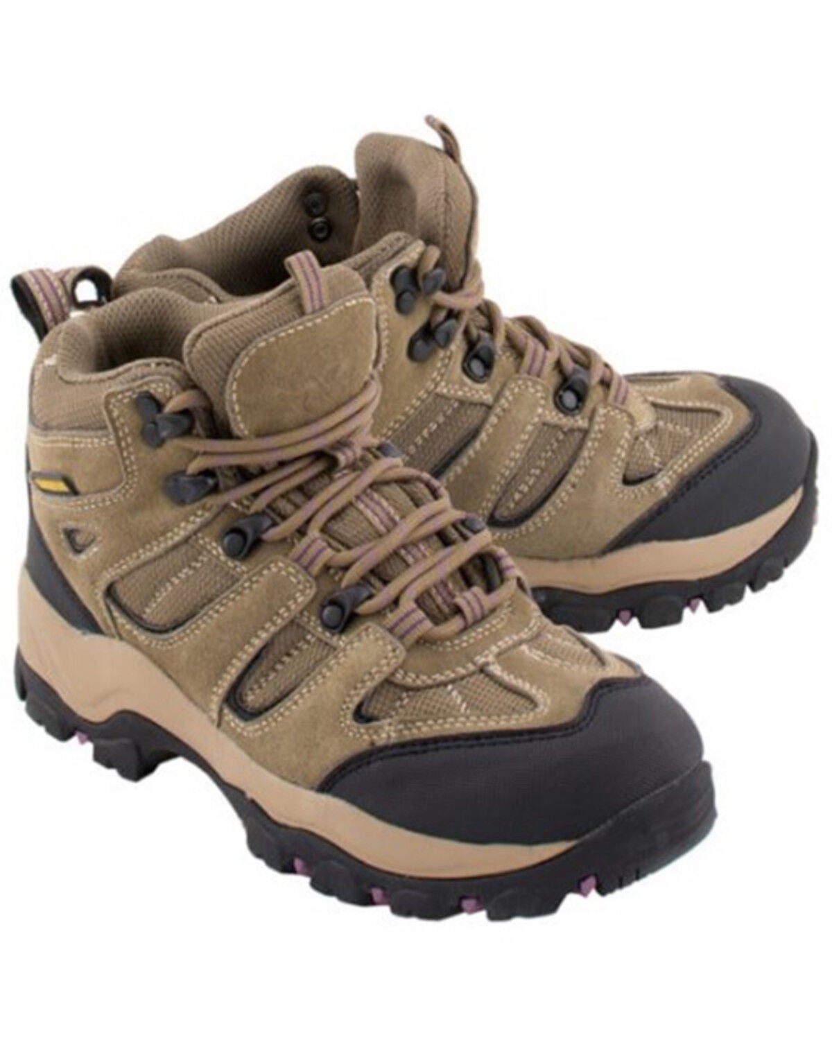 Milwaukee Leather Women's Waterproof Hiking Boots - Round Toe, Brown, hi-res