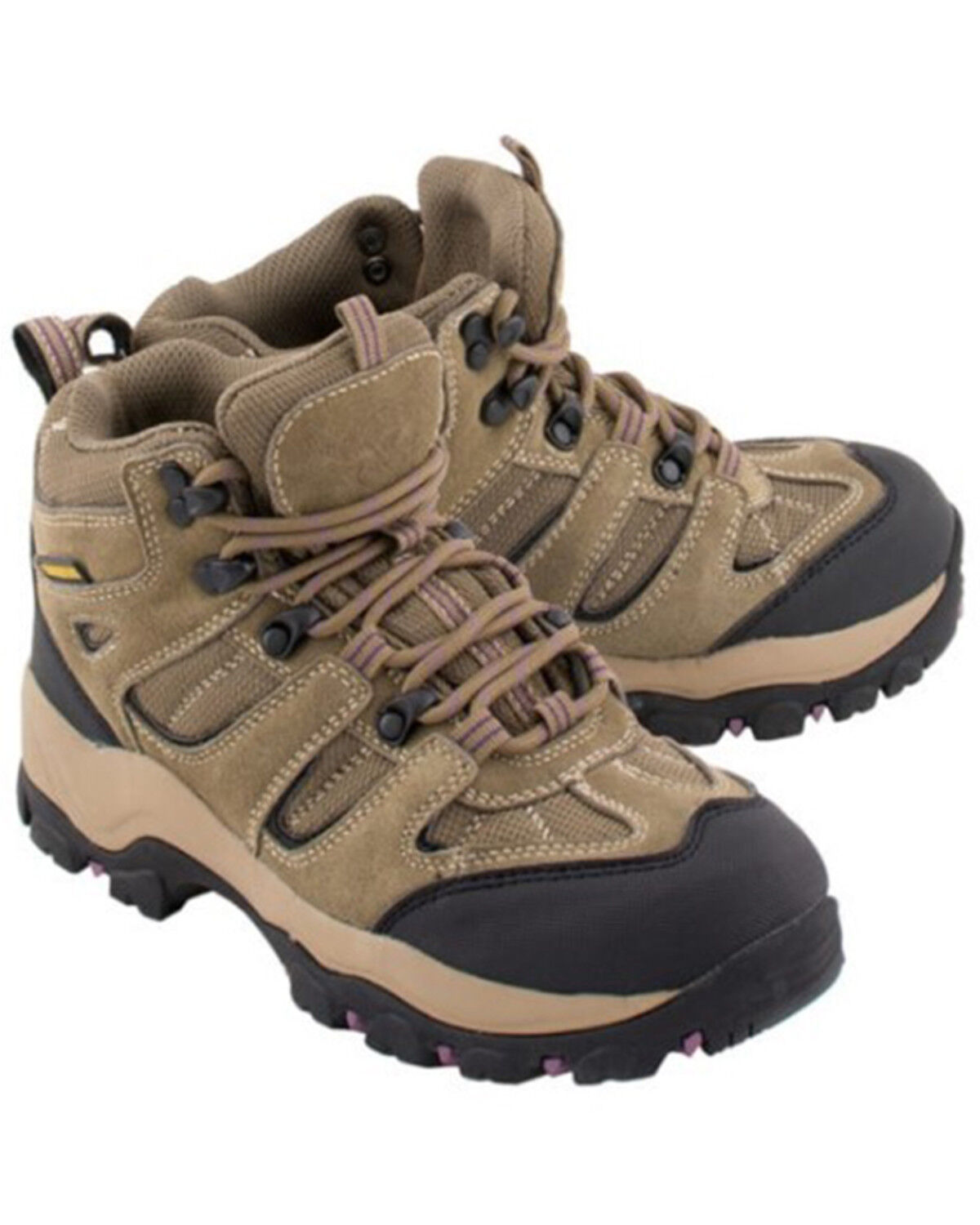 Image #1 - Milwaukee Leather Women's Waterproof Hiking Boots - Round Toe, Brown, hi-res