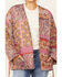 Image #3 - Molly Bracken Women's Livia Patchwork Shacket, Fuchsia, hi-res
