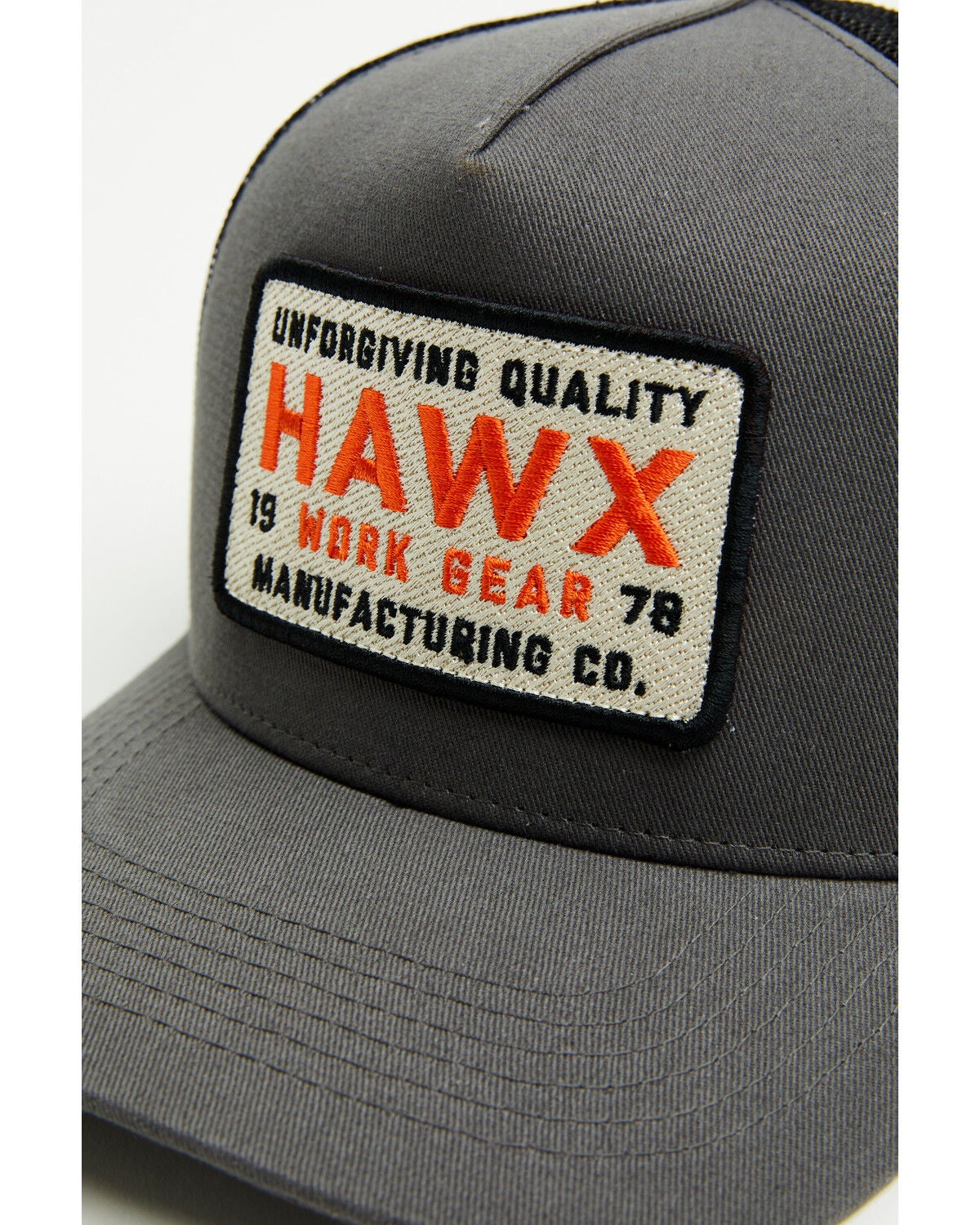 Image #2 - Hawx Men's Logo Twill Ball Cap, Grey, hi-res