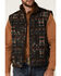 Image #3 - Hooey Men's Southwestern Print Softshell Vest, Multi, hi-res
