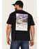 Image #4 - Wrangler X Fender Men's Space Archives Back Vintage Graphic T-Shirt , Black, hi-res