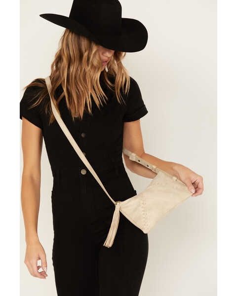 Hobo Women's Paulette Small Whipstitch Crossbody Bag, Gold, hi-res