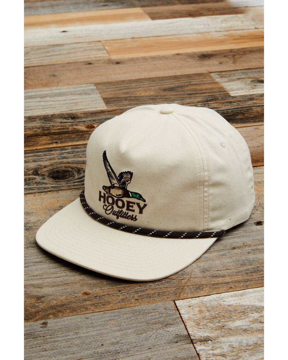 Image #1 - Hooey Men's Mallard Trucker Cap, Cream, hi-res