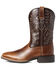 Image #2 - Ariat Men's Sport Western Performance Boots - Broad Square Toe, Brown, hi-res