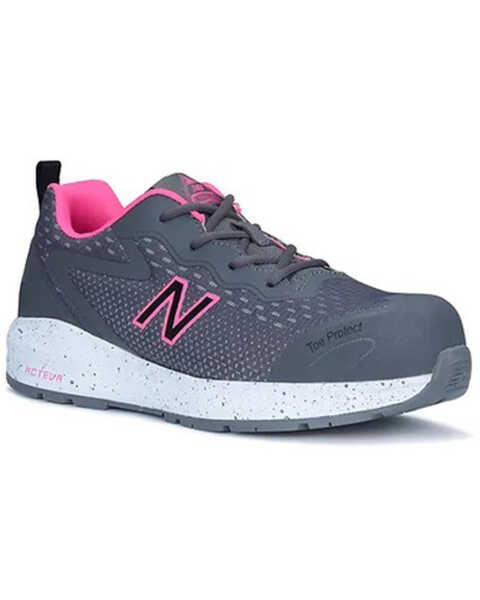 New Balance Women's Logic Puncture Resistant Work Shoes - Composite Toe , Pink, hi-res