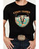 Image #3 - Cody James Men's Skull Cactus Short Sleeve Graphic T-Shirt , Brick Red, hi-res
