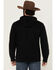 Image #4 - Wrangler Men's Logo Graphic Hooded Sweatshirt, Black, hi-res