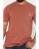 Image #3 - Carhartt Men's Solid Relaxed Fit Short Sleeve Pocket T-Shirt, Red, hi-res