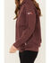 Image #3 - Ariat Women's FR Rev Pullover Hoodie, Purple, hi-res