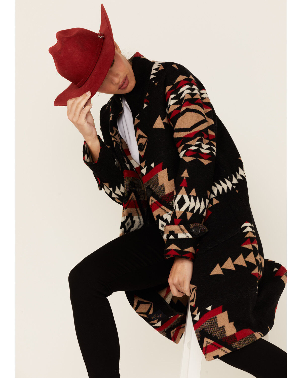 Image #1 - Pendleton Women's Rock Point Archive Blanket Coat, , hi-res