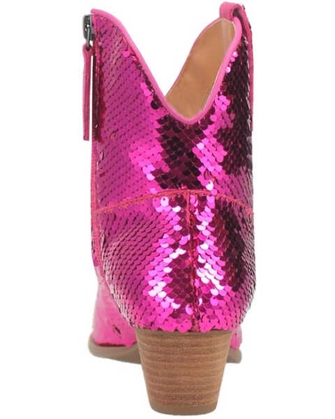 Image #5 - Dingo Women's Bling Thing Sequins Ankle Booties - Snip Toe, , hi-res