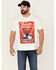Image #1 - Wrangler X Fender Men's On Tour Nashville Vintage Graphic T-Shirt, White, hi-res