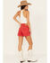 Image #3 - Levi's Women's 80s Mom High Rise Denim Shorts , Red, hi-res