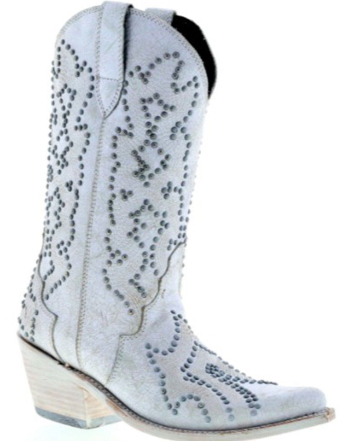 Liberty Black Women's Martina Western Boots - Snip Toe, White, hi-res