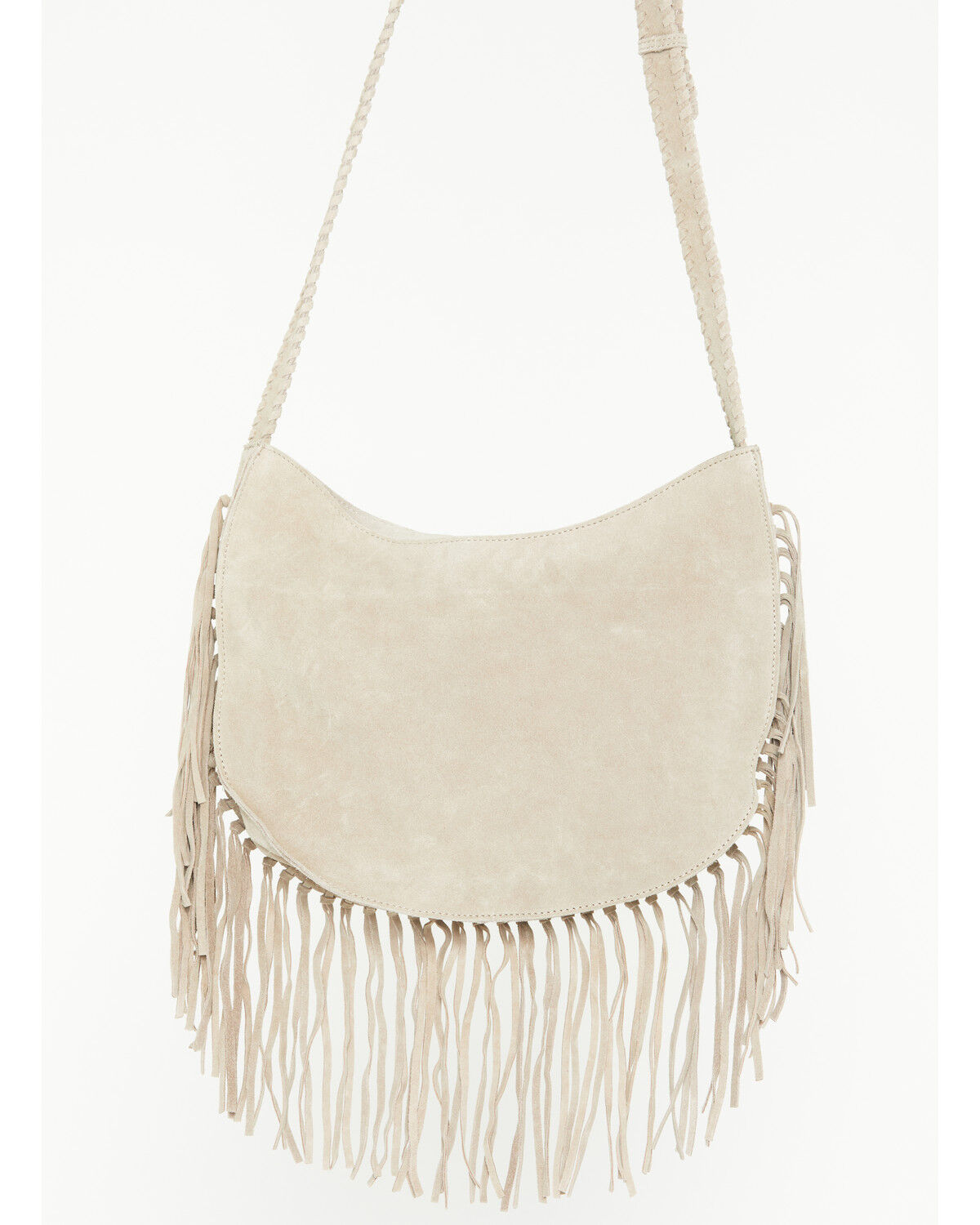 Image #3 - Shyanne Women's Avenly Floral Perforated Suede Hobo Bag, Tan, hi-res
