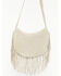 Image #3 - Shyanne Women's Avenly Floral Perforated Suede Hobo Bag, Tan, hi-res