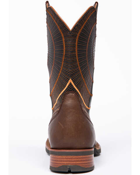 Image #5 - Cody James Men's Extreme Embroidery Western Performance Boots - Broad Square Toe, Brown, hi-res