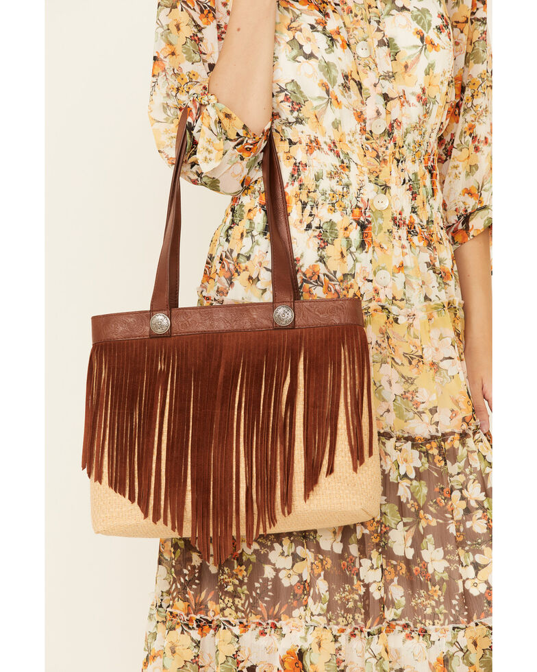 Shyanne Women's Summer Beach Tote Bag, Tan, hi-res
