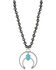 Image #1 - Montana Silversmiths Women's Teardrop Crescent Silver Necklace, No Color, hi-res