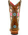 Macie Bean Little Girls' Honey Bunch Western Boots - Square Toe, Tan, hi-res