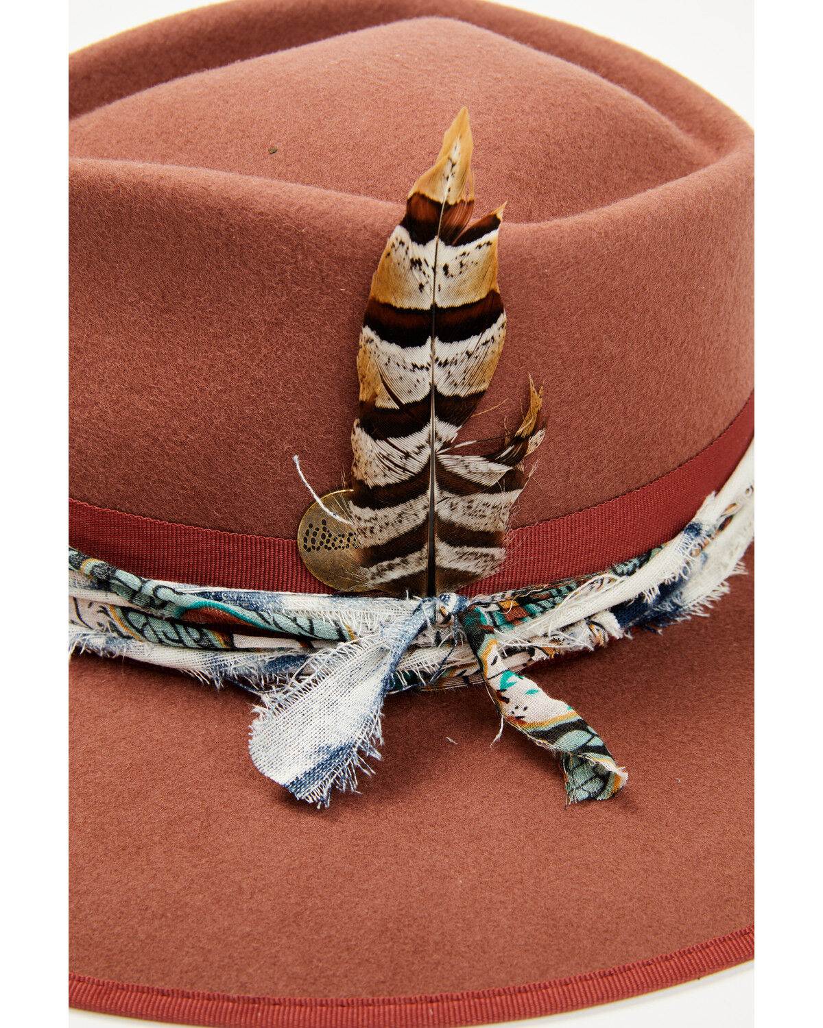 Image #2 - Wrangler Women's Arrow Crown Western Fashion Hat, Brown, hi-res