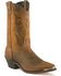 Image #1 - Sage by Abilene Men's Distressed Western Boots - Round Toe, Brown, hi-res