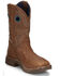 Tony Lama Women's Lumen Waterproof Western Work Boots - Composite Toe, Brown, hi-res