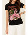 Image #3 - Rodeo Quincy Women's Carmen Cantina Graphic Short Sleeve Tee , Black, hi-res