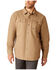 Image #1 - Ariat Men's Rebar Canvas Long Sleeve Snap Shirt Jacket, Beige, hi-res