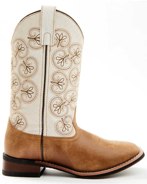 Image #2 - Laredo Women's Erika Western Boots - Broad Square Toe, Camel, hi-res