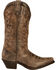 Image #2 - Laredo Women's Access Western Boots - Extended Calf Sizes - Snip Toe, Black, hi-res